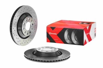 BREMBO TARCZA HAM. TYL XTRA VW PASSAT 05-