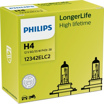 PHILIPS ECOVISION H4 LONGLIFE 12V 60/55W P43T BOX