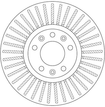 TARCZA HAMULC. PEUGEOT 508 10- PRZÓD