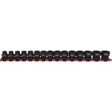 Zestaw nasadek udar.6-k ekstra krótkich 1/2 15 cz. KS Tools 515.0055