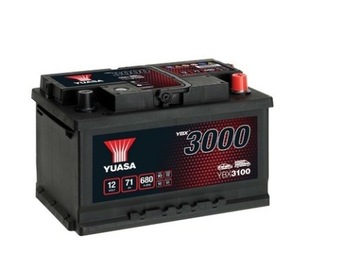 Akumulator YUASA YBX3100 71Ah 680A 12V P+ MOŻLIWY DOWÓZ MONTAŻ