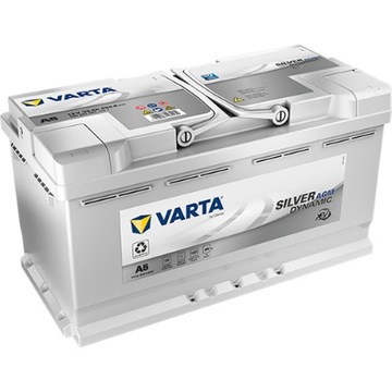 AKUMULATOR 12V 95AH/850A L- 353X175X190 SILVER DYNAMIC AGM