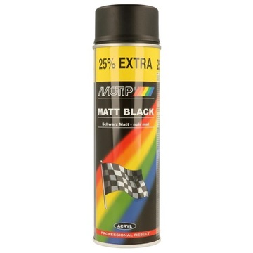 RALLYE LAKIER CZARNY MAT 500ml SPRAY