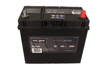 AKUMULATOR 12V 45AH/330A L- 238X129X227 DŁ./SZER./WYS. JAPAN (KLEMY WĄSKIE)