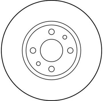 TRW TARCZA HAM. FIAT T. STILO 01-/MULTIPLA/BRAVO 07-/LYBRA