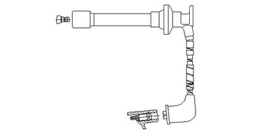 PŘÍVOD ZAPALOVACÍ BREMI 659F49 MAZDA MX-6 626