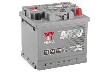 Akumulator Yuasa YBX5012, 54Ah, 54 Ah, 500A, 207x175x190