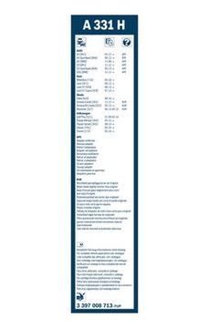 ЗАДНИЙ СТИРАТЕЛЬ BOSCH A331H 3 397 008 713