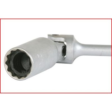 H19 KS Tools 517.1131 Свечной ключ с длинной шарнирной ручкой