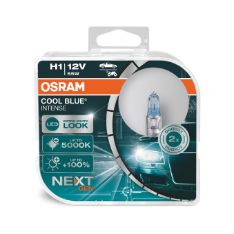 Osram Cool Blue Intense NextGen H1 НОВОЕ ПОКОЛЕНИЕ x2