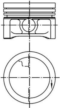 KOLBENSCHMIDT 99927600 PÍST