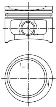 KOLBENSCHMIDT 99679600 PÍST