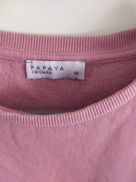 PAPAYA ładna bluza bufiaste rękawy L XL