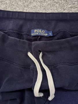 Spodnie dresowe Ralph Lauren Polo L granatowe