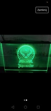 NEON СВЕТОДИОД ЛАМПОЙ JAGERMEISTER 