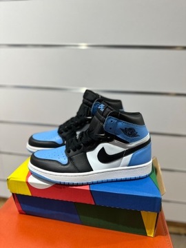 Nike Jordan 1 Niebieskie Biale r.38