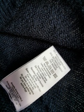 TOPSHOP tunika wełna granat 38 40