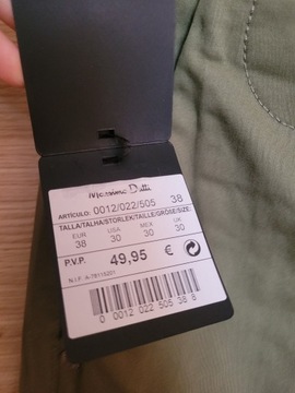 Nowe Massimo Dutti spodnie khaki