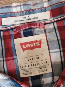 Koszula w kratkę krótki rękaw Levi's S slim fit