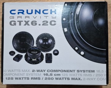 zestaw głośników Crunch Gravity GTX 6.2c