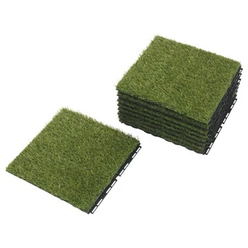 IKEA RUNNEN Płyta podłogowa, ogrod. sztuczna trawa