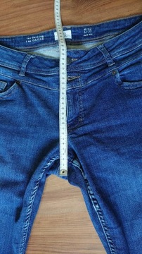 Q/S designed by damskie jeansy 42/30 slim fit blue