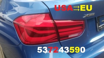 ПЕРЕСТАВКА ФАР ЗАД США BMW 3 F30 , 4 F32 F34 ЛІФТ 