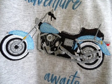 Harley Davidson, T-shirt męski, haft motor, r. XXL