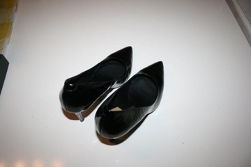 Nowe buty szpilki czarne skórzane 38 dł 24,5cm Gino Rossi +portfel