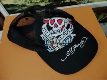 czapka z daszkiem ED HARDY unikatowa