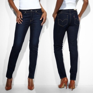 NOWE LEVI'S Demi Curve SKINNY Push Up W25 L32 