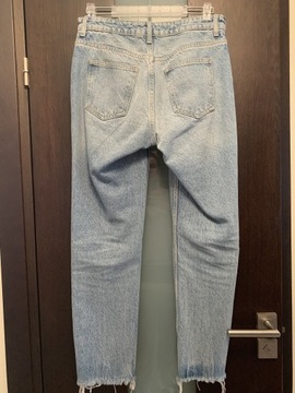 Spodnie jeansy Zara rozm.38 lampas z kryształków 