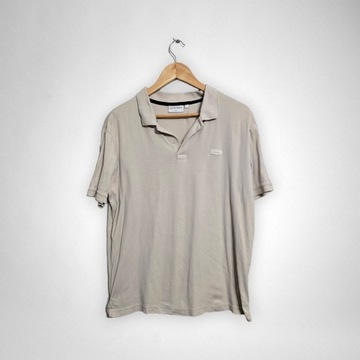 Koszulka polo Calvin Klein 100% bawełna szara XL