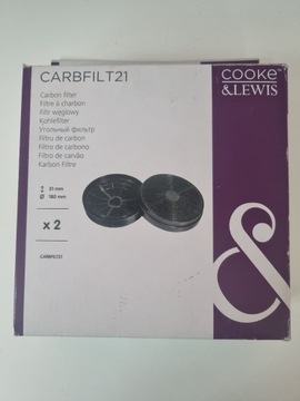 FILTR WĘGLOWY COOKE&LEWIS 180x31mm CARBFILT 21