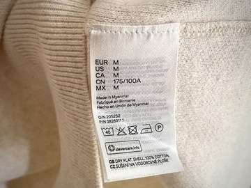 Sweter H&M Miekki Cieply Meski Bialy Kremowy Dzianina Dlugi Rekaw Jak Nowy