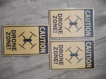 Sprzedam znak na sciane Caution Drone Zone