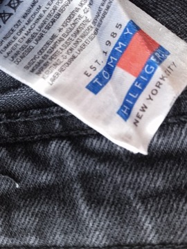 Nowe jeansy Tommy Hilfiger denim 34 na 176 czarne