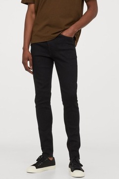 Czarne Skinny Jeans H&M 31/32