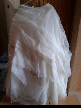 Suknia ślubna kolor ecurie rozmiar 36 38 