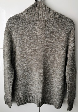 sweter jesienno/zimowy RESERVED w serek-30% wełna