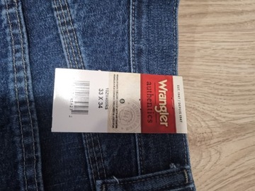 Spodnie męskie jeans bojówki szerokie Wrangler 33