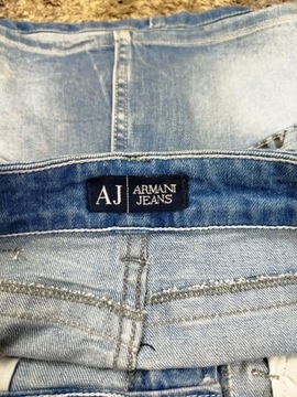 Spódniczka jeansowa mini vintage Armani XS