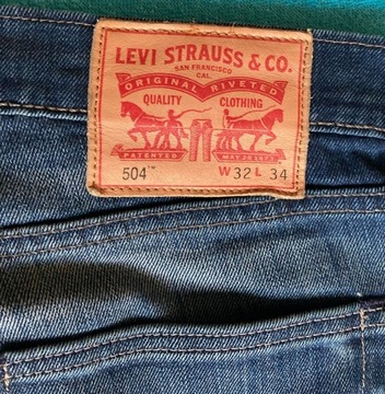 Spodnie Jeansowe Levi's 504 roz. 32-34