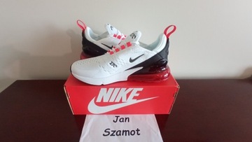 36,5 Buty Nike Air Max 270 White Red 943345-111