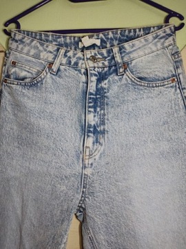 SPODNIE DAMSKIE JEANSY H&M ROZ. 38 NIEBIESKIE