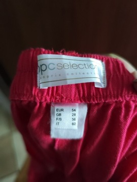 Spodnie z lnu 54/56 nowe Bpc sellection haft +