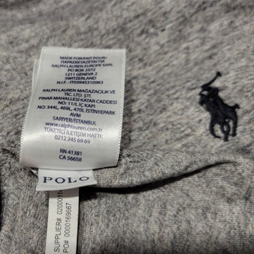 Koszulka long sleeve Polo Ralph Lauren szara M