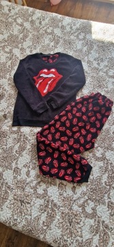 Komplet The Rolling Stones bluza spodnie z misia