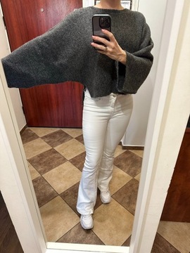 Szary sweterek Zara