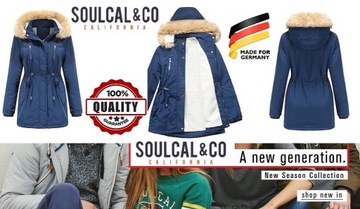 KURTKA DAMSKA PARKA SOULCAL & CO USA! S NOWA! (22)